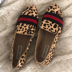 Steve Madden leopard flats